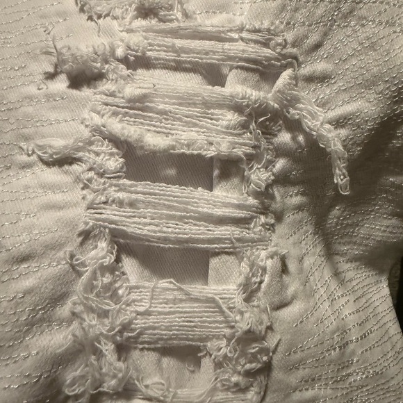 Guapi White Stacked Jeans Size 34 - Picture 11 of 16